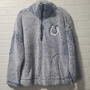 Women's NFL Colts logo Sherpa Jacket Size: XL